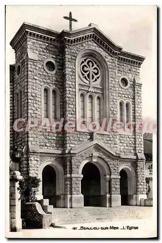 Cartes postales Bealieu sur Mer L'Eglise