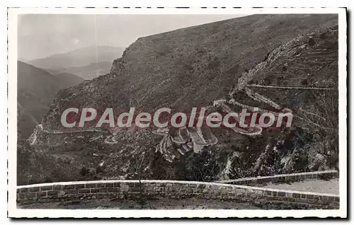 Cartes postales Route du Col de Braus Desconte vers Nice