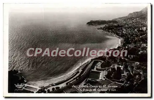 Cartes postales Monte Carlo et St Roman le Beach et Casino d'Ete