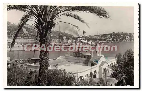 Cartes postales Villefranche sur mer la gare maritime et l'escadre