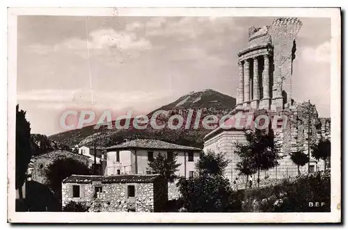 Cartes postales La Turbie la tour d'Auguste et le Mont Agel