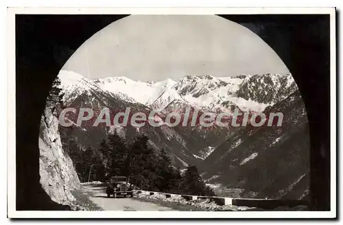 Ansichtskarte AK St Martin Vesubie Nice vue de la route du Col St Martin avec la chaine des Alpes