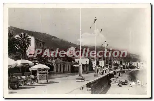 Cartes postales Menton Promenade du casino