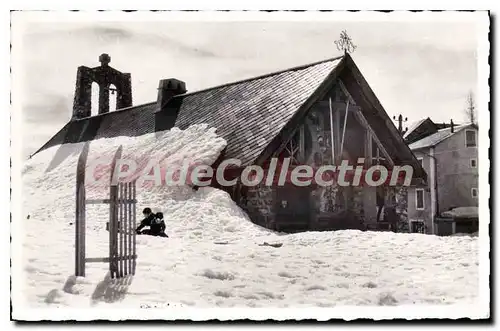 Ansichtskarte AK Valberg Chapelle Notre Dame des Neiges en hiver