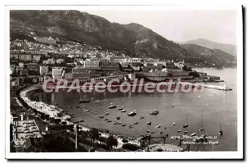 Cartes postales Monte Carlo interieur du port