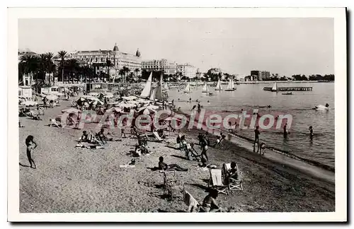 Cartes postales Cannes la plage