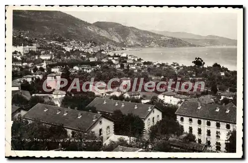 Cartes postales Menton vue generale