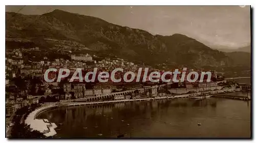 Cartes postales monte carlo vue g�n�rale prise de monaco