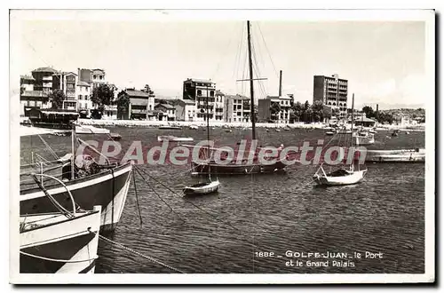 Cartes postales Golfe Juan le Port et le Grand Palais