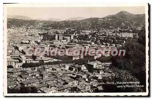 Cartes postales Nice Vue panoramique vers le Mont Chauve