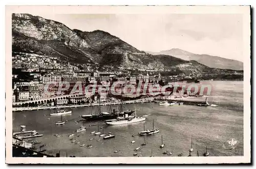 Cartes postales Monaco Vue sur le Port et Monte Carlo