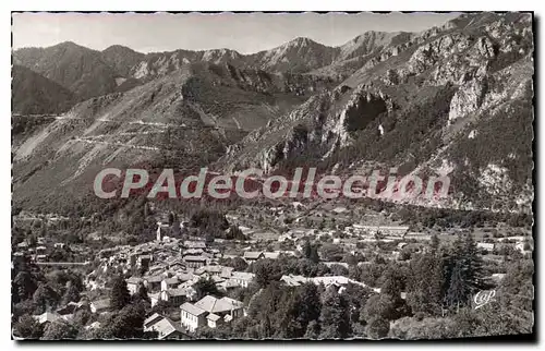 Cartes postales Saint Martin Vesubie vue generale et le Massif du Tournairet