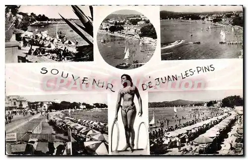 Ansichtskarte AK Souvenir de Juan les Pins pin-up