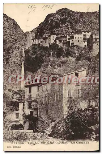 Cartes postales Touet sur Var La Cascade