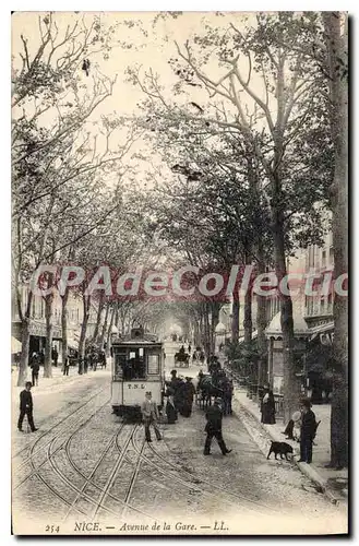 Cartes postales Nice Avenue de la Gare