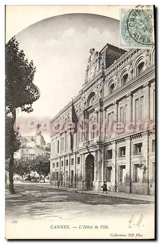 Cartes postales Cannes L'Hotel de Ville