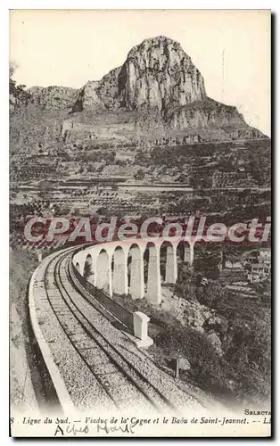 Ansichtskarte AK Ligne du Sud Viaduc de la Cagne et le Baou de Saint Jeannet