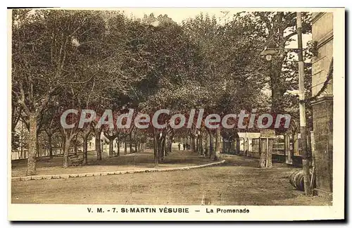 Ansichtskarte AK St Martin Vesubie la Promenade