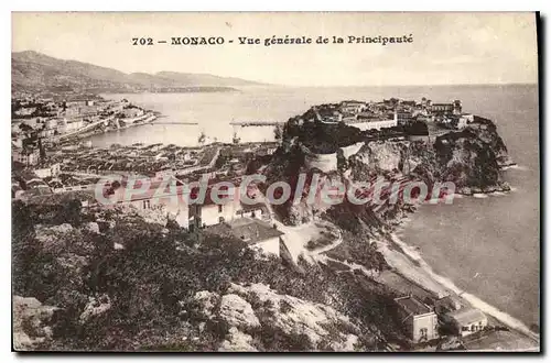 Cartes postales Monaco vue generale de la Principaute