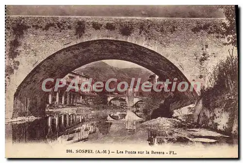 Cartes postales Sospel A M les ponts sur la Bevera