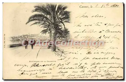 Cartes postales Cannes Boulevevard de la Croisette