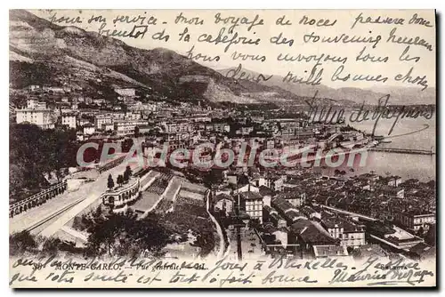 Cartes postales Monte Carlo vue generale