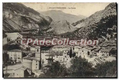 Cartes postales Puget Theniers la Coste