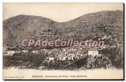 Cartes postales Peille environs de Nice vue generale