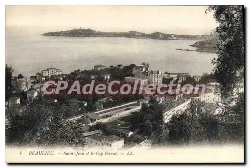 Cartes postales Beaulieu Saint Jean et le Cap Ferrat