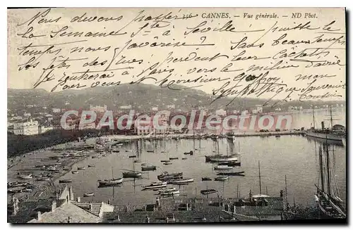 Cartes postales Cannes Vue generale