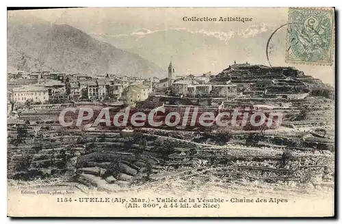 Cartes postales Utelle Vallee de la Vesubie Chaine des Alpes