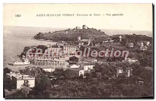 Ansichtskarte AK Saint Jean cap Ferrat Environs de Nice Vue generale