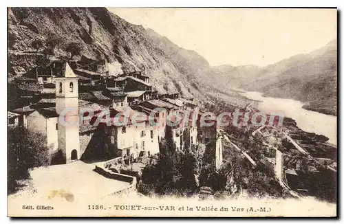 Cartes postales Touet sur Var et la Vallee du Var