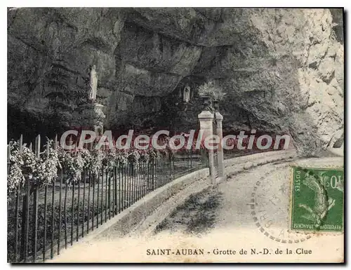 Ansichtskarte AK Saint Auban Grotte de Notre Dame de la Clue