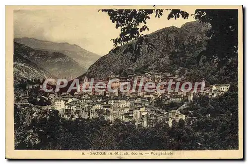 Cartes postales Saorge Vue generale