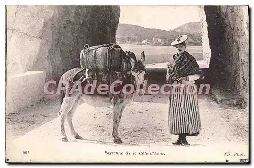 Cartes postales Paysanne de la Cote d'Azur �ne