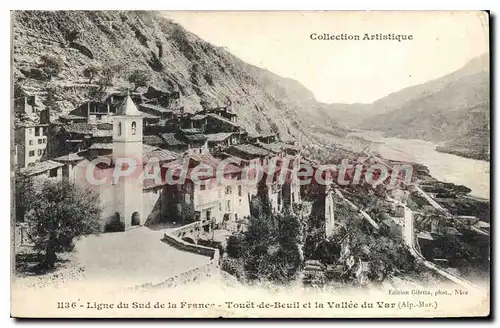 Cartes postales Ligne du Sud de la France Touet de Beuil et la Valles du Var