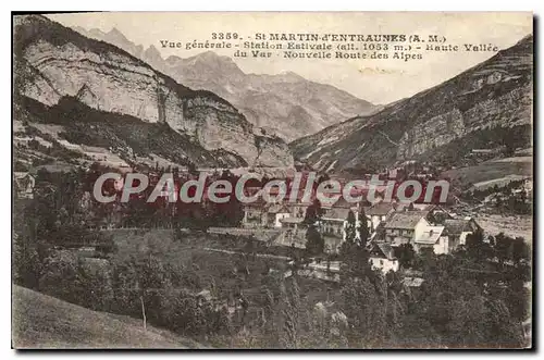 Ansichtskarte AK St Martin d'Entraunes Vue generale station Estivale Vallee du Var