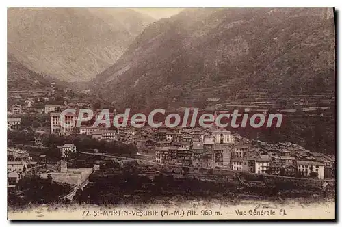 Cartes postales St Martin Vesubie Vue generale