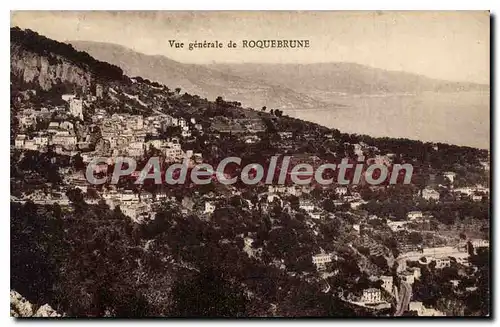 Cartes postales Vue generale de Roquebrune