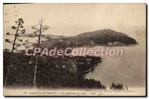 Cartes postales St Jean cap Ferrat Vue generale du Cap