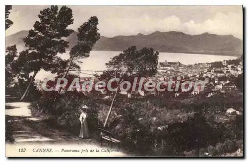 Cartes postales Cannes Panorama pris de la Californie