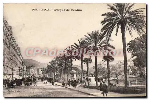 Cartes postales Nice Avenue de Verdun