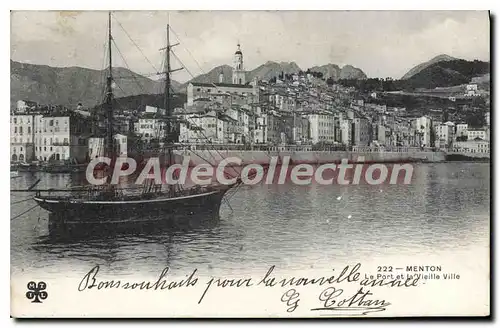 Cartes postales Menton Le Port et la Vieille Ville