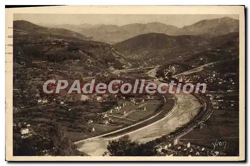 Cartes postales Core d'Azur Nice Alpes Maritimes La Vallee du Pavillon et la Trinite Victor Vue prise de la Gran