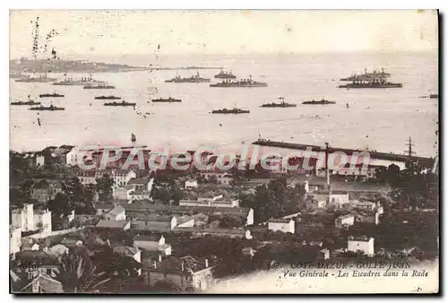 Cartes postales Cote d'Azur Golfe Juan Vue generale Les Escadres dans la Rade