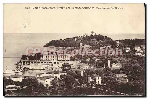 Ansichtskarte AK St Jean cap Ferrat et St Hospice Environs de Nice