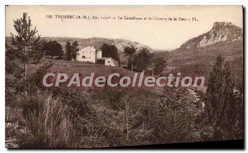 Cartes postales Thorenc Le Castellaras et le Chateau de la Tour