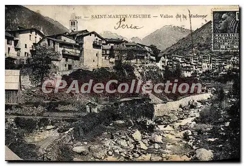 Cartes postales Saint Martin Vesubie Vallon de la Madone