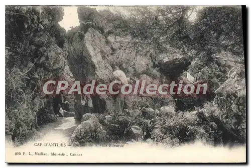 Cartes postales Cap d'Antibes Rochers de la Villa Eilenroc